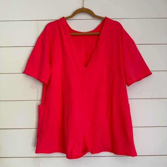 NWOT Free People movement Hot Shot Tee Romper - Picture 7 of 9